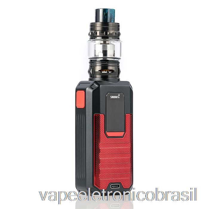 Vape Vaporesso Smoant Ladon 225w Starter Kit Vermelho E Preto